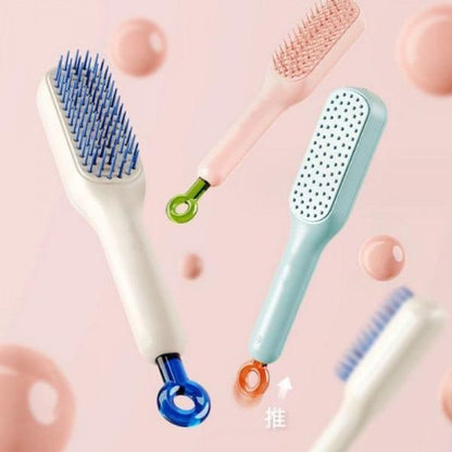 GlideEase™ Self-Cleaning Hair Brush